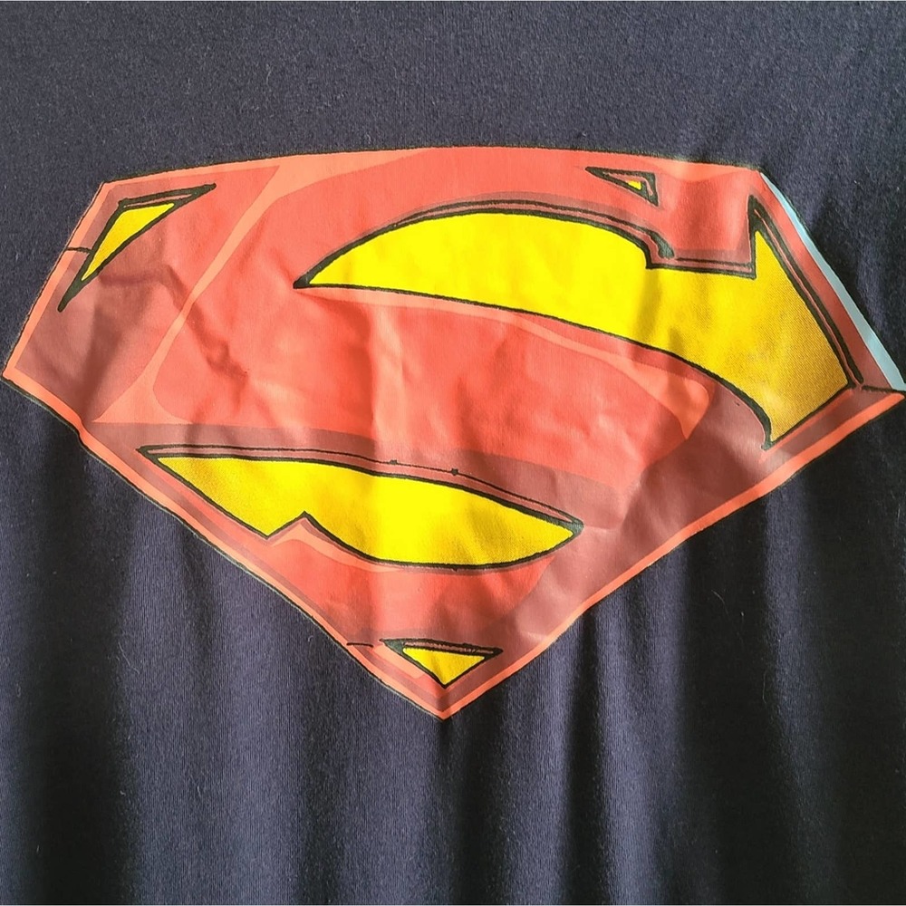 Superman Character Costume Graphic Tee With Attached Cape SZ M NWT - Picture 4 of 9